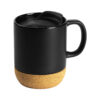 Ceramic Mug with Cork Base & Lid