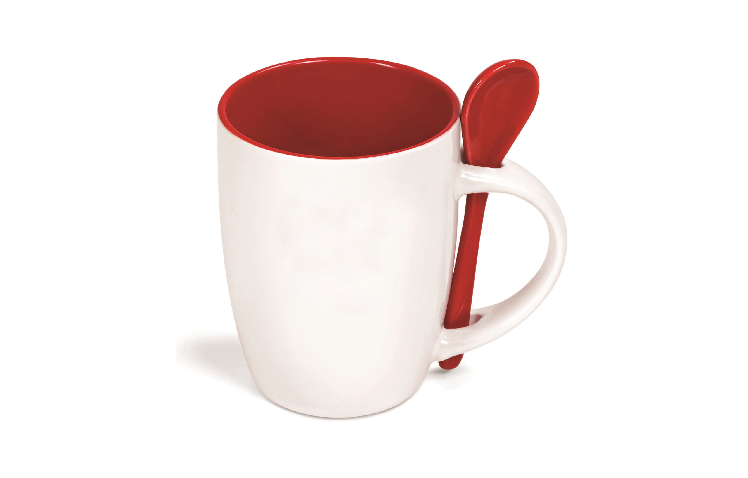 Colorful Mugs with Spoon
