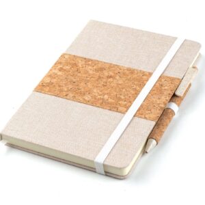Recycled Cotton and Cork Notebook