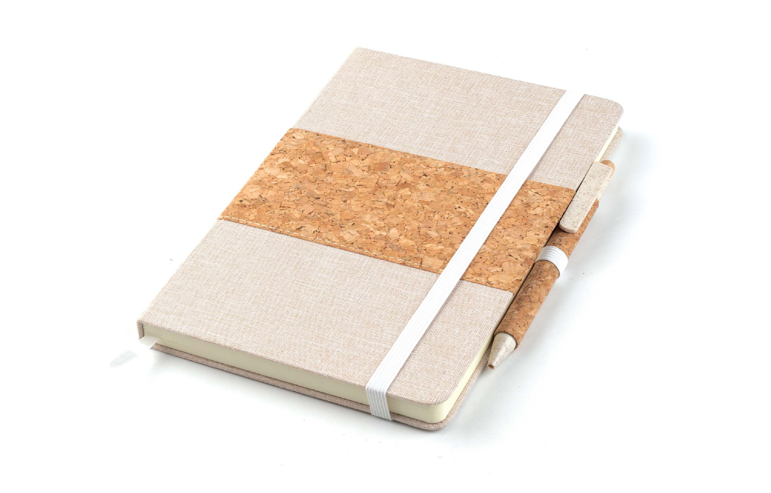 Recycled Cotton and Cork Notebook Recycled Cotton and Cork Notebook