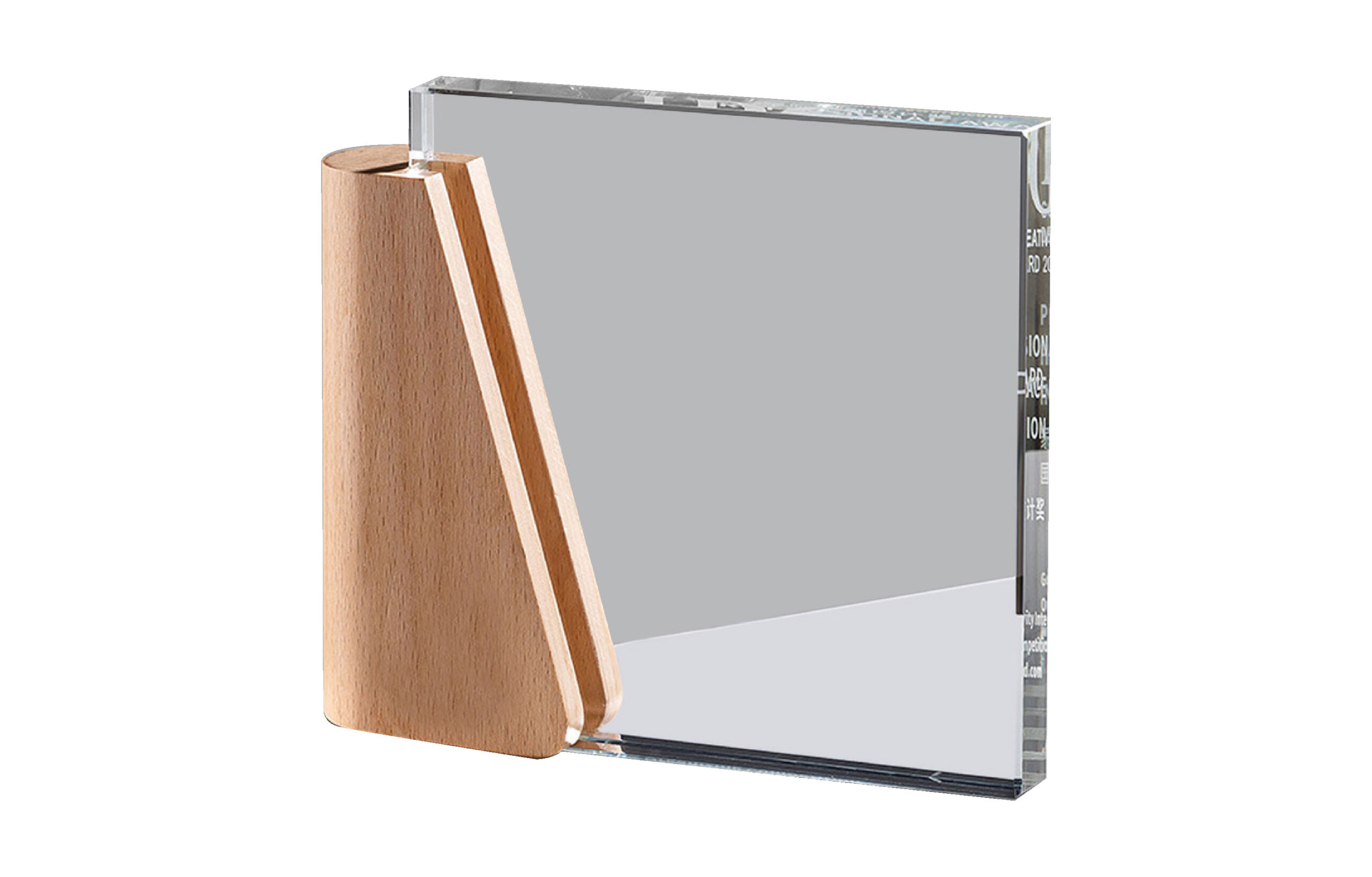 Wooden Crystal Award Wooden Crystal Award