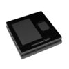 Executive Charge Note Set corporate tech gift set with notebook, pen and wireless charger.